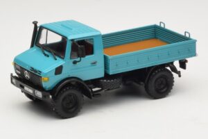 Mercedes Unimog 1300 L Lava-auto Sininen Minichamps 1:43 439033020 Metalli