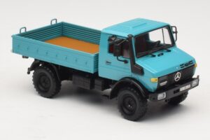Mercedes Unimog 1300 L Lava-auto Sininen Minichamps 1:43 439033020 Metalli — kuva 4 / 6