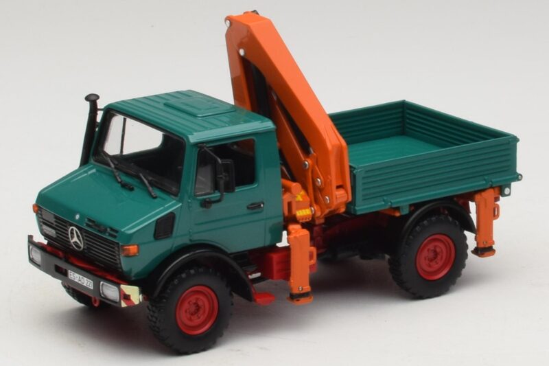 Mercedes Unimog 1300 L Kippiauto Nostokurjella Minichamps 1:43 439033000 Metalli
