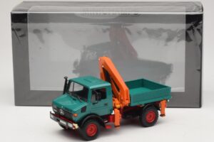 Mercedes Unimog 1300 L Kippiauto Nostokurjella Minichamps 1:43 439033000 Metalli — kuva 6 / 6