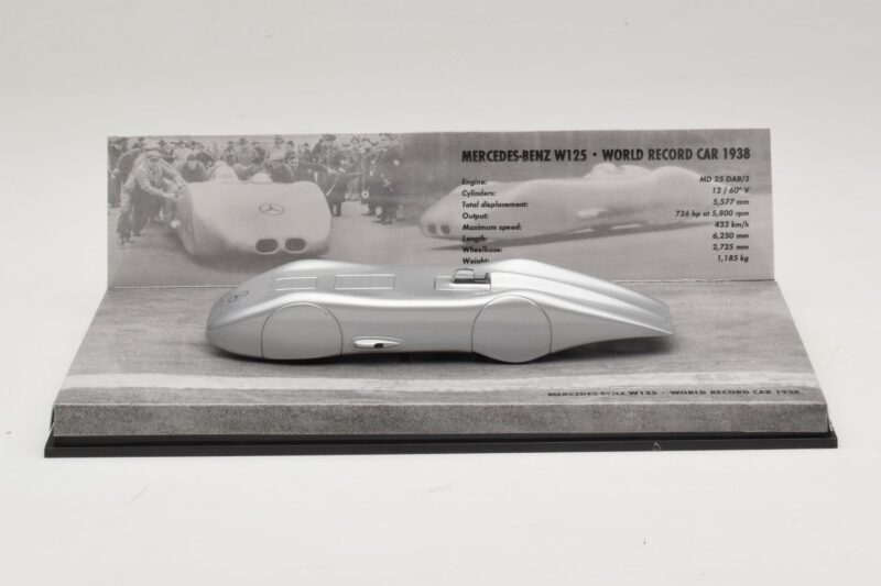 Mercedes W125 R. Caracciola World Record 1938 Minichamps 1:43 40038300 Metalli