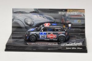 Mini Cooper #142 Von Bohlen / F. Grohs Schirra Motorsport Nurburgring 24 Hours 2011 Minichamps 1:43 Mini Cooper #142 Von Bohlen / F. Grohs Schirra Motorsport Nurburgring 24 Hours 2011 Minichamps 1:43 43112142 Metalli