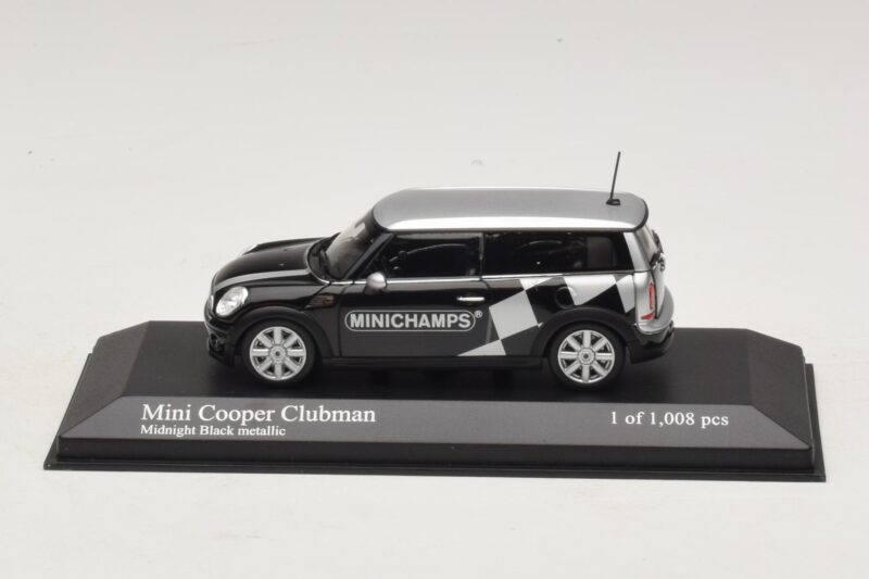 Mini Cooper Clubman R55 Musta Metallinen Minichamps 1:43 Mini Cooper Clubman R55 Musta Metallinen Minichamps 1:43 431138672 Metalli