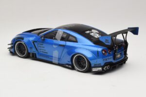 Nissan GT-R R35 Liberty Walk Work T2 Sininen Metalli Solido 1:18 S1805801 Metalli — kuva 5 / 6
