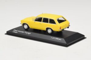 Opel Ascona A Voyage Keltainen Minichamps 1:43 400045811 Metalli — kuva 3 / 4