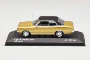 Opel Commodore A Kulta Metallinen Minichamps 1:43 430046165 Metalli