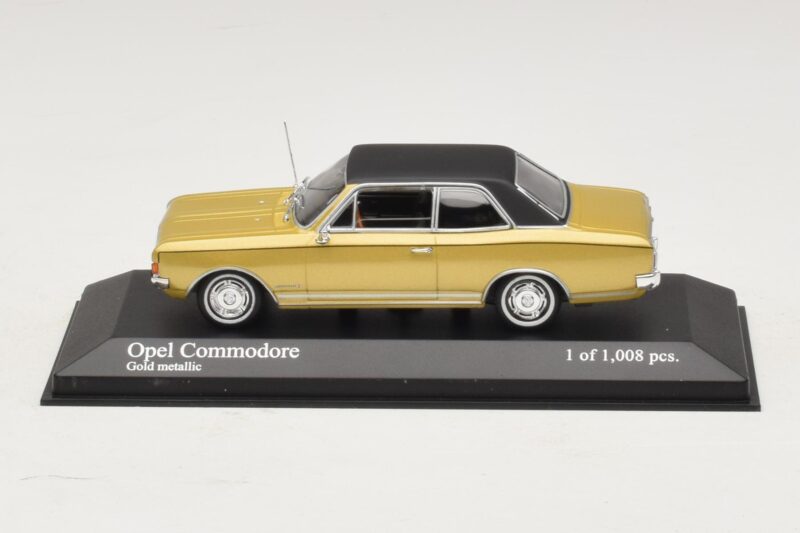 Opel Commodore A Kulta Metallinen Minichamps 1:43 430046165 Metalli
