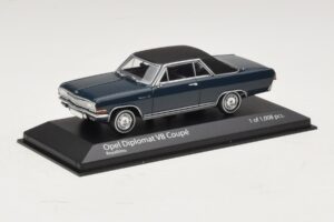 Opel Diplomat A V8 Coupe Tummansininen Minichamps 1:43 400048021 Metalli — kuva 2 / 4
