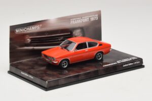 Opel Kadett C Coupé Esittely IAA Frankfurt Punainen Minichamps 1:43 436045620 Metalli — kuva 2 / 4