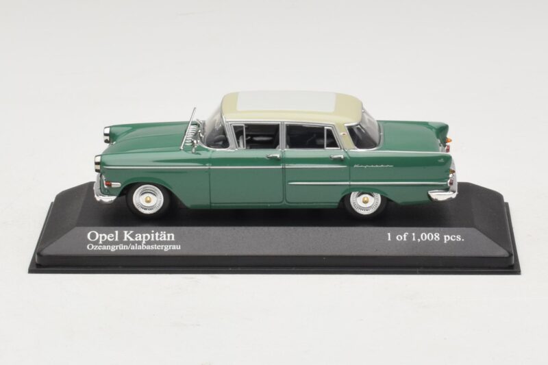 Opel Kapitan A Vihreä Minichamps 1:43 400048001 Metalli