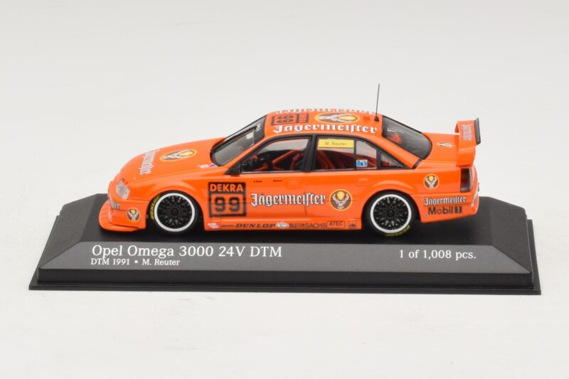 Opel Omega 3000 24V #99 Jägermeister M. Reuter DTM 1991 Minichamps 1:43 400914499 Metalli