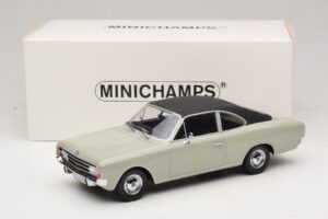 Opel Rekord C Coupé Harmaa Minichamps 1:18 107047022 Hartsi — kuva 6 / 6