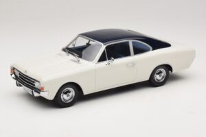 Opel Rekord C Coupé Valkoinen Sininen Minichamps 1:18 107047021 Hartsi