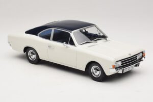 Opel Rekord C Coupé Valkoinen Sininen Minichamps 1:18 107047021 Hartsi — kuva 4 / 6