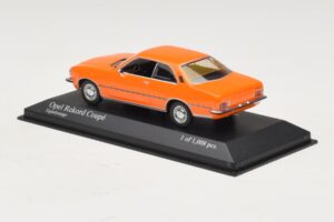Opel Rekord D Coupé Oranssi Minichamps 1:43 400044024 Metalli — kuva 3 / 4