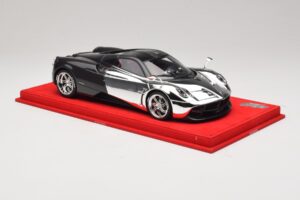 Pagani Huayra Chrome Silver Uniikkikappale BBR 1:18 P1873CM Hartsi — kuva 4 / 7