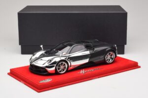 Pagani Huayra Chrome Silver Uniikkikappale BBR 1:18 P1873CM Hartsi — kuva 6 / 7