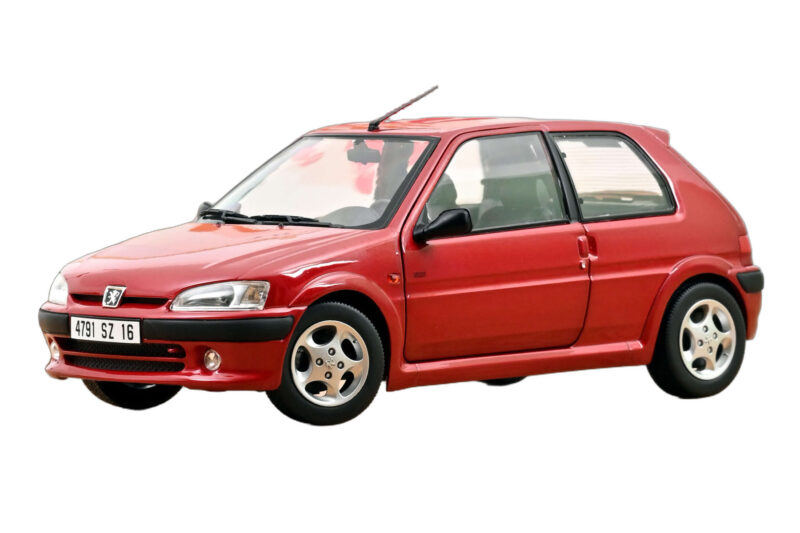 Peugeot 106 S16 Lucifer Red Norev 1:18 Peugeot 106 S16 Lucifer Red Norev 1:18 184921 Metalli