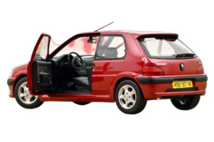 Peugeot 106 S16 Lucifer Red Norev 1:18 184921 Metalli — kuva 2 / 3