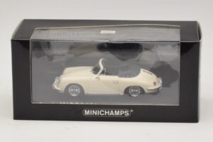 Porsche 356 B Avoauto Norsunluunvalkoinen Minichamps 1:43 400064332 Metalli — kuva 4 / 4