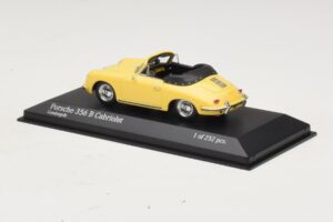 Porsche 356 B Avoauto Keltainen Minichamps 1:43 400064334 Metalli — kuva 3 / 4