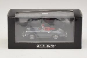 Porsche 356C Cabriolet Harmaa Minichamps 1:43 430062339 Metalli — kuva 4 / 4