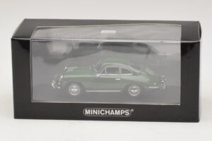 Porsche 356C Tummanvihreä Minichamps 1:43 430062329 Metalli — kuva 4 / 4