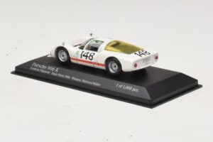 Porsche 906 K Scuderia Filipinetti #148 W. Mairesse / H. Muller Targa Florio Winners 1966 Minichamps 1:43 400666648 Metalli — kuva 3 / 4