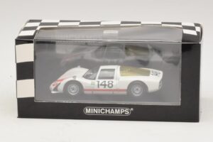 Porsche 906 K Scuderia Filipinetti #148 W. Mairesse / H. Muller Targa Florio Winners 1966 Minichamps 1:43 400666648 Metalli — kuva 4 / 4