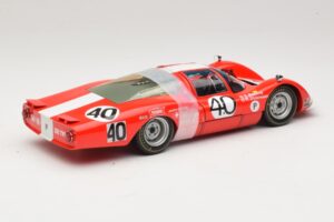 Porsche 906 LH Squadra Tartaruga #40 D. Spoerry / R. Steinemann 12 Hours of Sebring 1967 Minichamps 1:18 100676140 Metalli — kuva 3 / 8