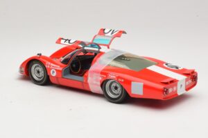Porsche 906 LH Squadra Tartaruga #40 D. Spoerry / R. Steinemann 12 Hours of Sebring 1967 Minichamps 1:18 100676140 Metalli — kuva 5 / 8