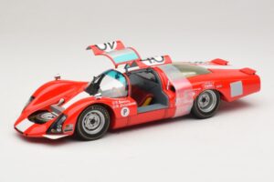 Porsche 906 LH Squadra Tartaruga #40 D. Spoerry / R. Steinemann 12 Hours of Sebring 1967 Minichamps 1:18 100676140 Metalli — kuva 2 / 8
