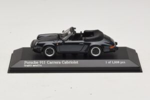 Porsche 911 930 Carrera Cabriolet Harmaa Metalli Minichamps 1:43 430062037 Metalli