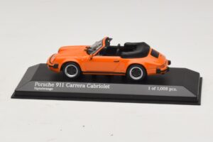 Porsche 911 930 Carrera Cabriolet Oranssi Minichamps 1:43 430062038 Metalli