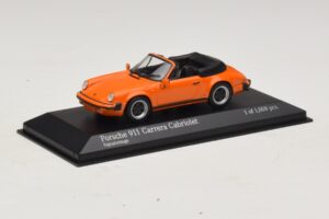 Porsche 911 930 Carrera Cabriolet Oranssi Minichamps 1:43 430062038 Metalli — kuva 2 / 4