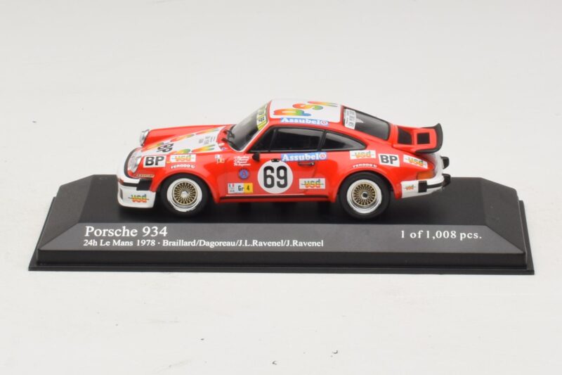 Porsche 911 934 #69 Braillard / Dagoreau 24 Hours of Le Mans 1978 Minichamps 1:43 Porsche 911 934 #69 Braillard / Dagoreau 24 Hours of Le Mans 1978 Minichamps 1:43 400786469 Metalli