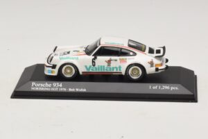 Porsche 911 934 Vaillant #6 B. Wollek Norisring EGT 1976 Minichamps 1:43 400766496 Metalli