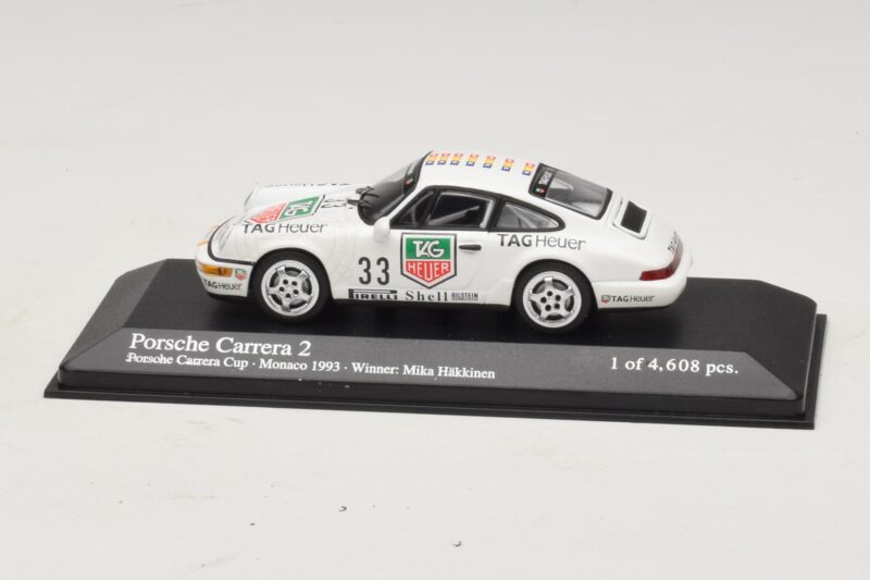 Porsche 911 964 Carrera 2 #33 M. Hakkinen Monaco Carrera Cup Winner 1993 Minichamps 1:43 Porsche 911 964 Carrera 2 #33 M. Hakkinen Monaco Carrera Cup Winner 1993 Minichamps 1:43 430936033 Metalli