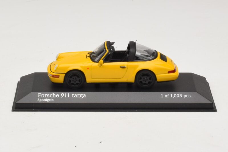 Porsche 911 964 Targa Keltainen Minichamps 1:43 400061367 Metalli