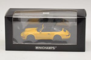 Porsche 911 964 Targa Keltainen Minichamps 1:43 400061367 Metalli — kuva 4 / 4