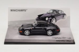 Porsche 911 964 Turbo S 3.6 30-Vuotisjuhla Musta Minichamps 1:43 436069171 Metalli