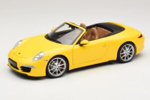 Porsche 911 991 Carrera S Avoauto Keltainen Minichamps 1:18 100061031 Metalli