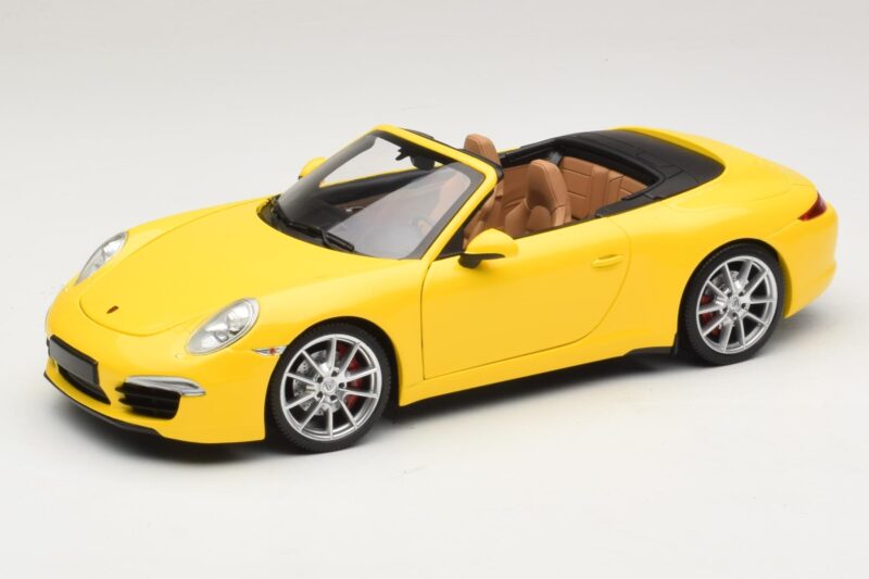 Porsche 911 991 Carrera S Avoauto Keltainen Minichamps 1:18 100061031 Metalli