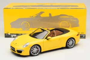 Porsche 911 991 Carrera S Avoauto Keltainen Minichamps 1:18 100061031 Metalli — kuva 8 / 8