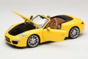 Porsche 911 991 Carrera S Avoauto Keltainen Minichamps 1:18 100061031 Metalli — kuva 2 / 8