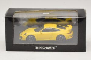 Porsche 911 991 GT3 Keltainen Minichamps 1:43 410062021 Metalli — kuva 4 / 4