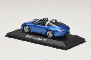 Porsche 911 991 Targa Sininen Metallic Minichamps 1:43 WAP0200350E Metalli — kuva 3 / 4