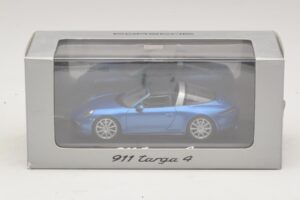 Porsche 911 991 Targa Sininen Metallic Minichamps 1:43 WAP0200350E Metalli — kuva 4 / 4