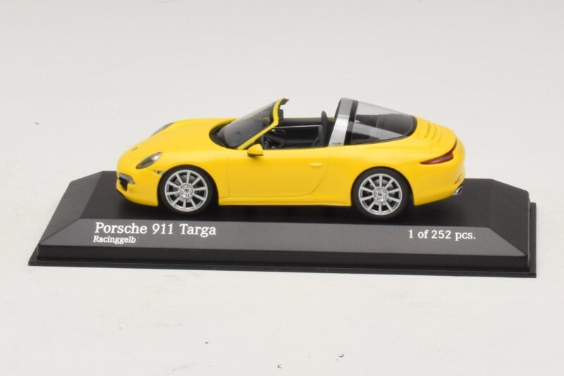 Porsche 911 991 Targa Keltainen Minichamps 1:43 Porsche 911 991 Targa Keltainen Minichamps 1:43 410062441 Metalli