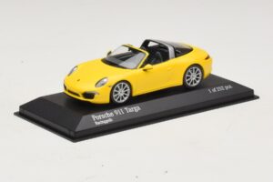 Porsche 911 991 Targa Keltainen Minichamps 1:43 410062441 Metalli — kuva 2 / 4